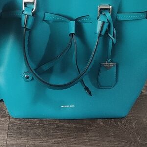Michael Kors Turquoise Tote Bag